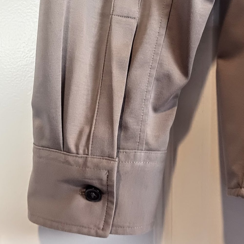 Theory Men's Taupe Patch Pocket Structure Knit Lo… - image 4